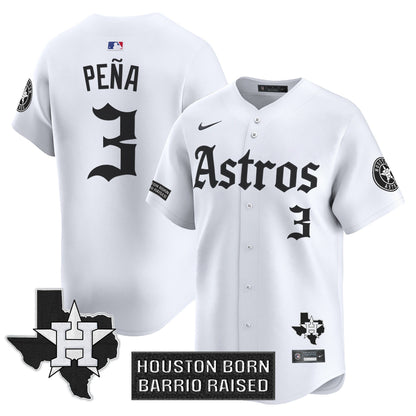 Men's Houston Astros 'Gothic Edition' Vapor Premier Limited Jersey - All Stitched