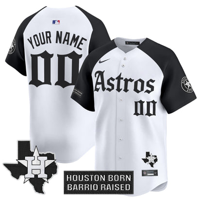 Houston Astros 'Gothic Edition' Vapor Premier Limited Custom Jersey - All Stitched