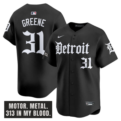 DET 'Motor Gothic Edition' Vapor Premier Limited Jersey - All Stitched