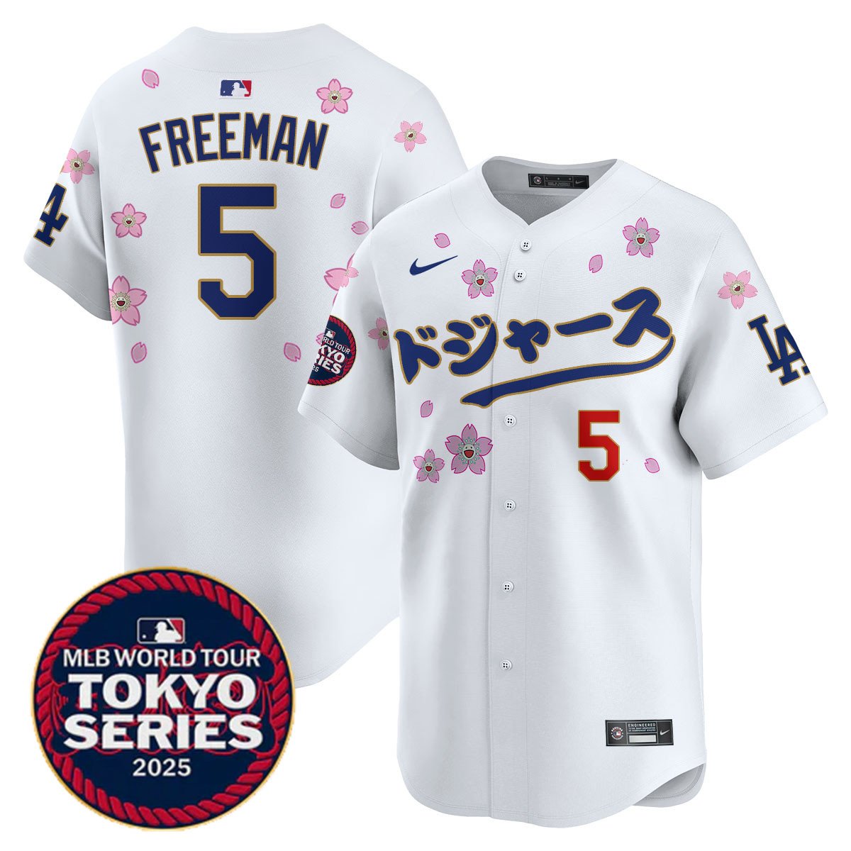 Men's Los Angeles Dodgers Tokyo Series 2025 Vapor Limited Jersey N6 - Stitched