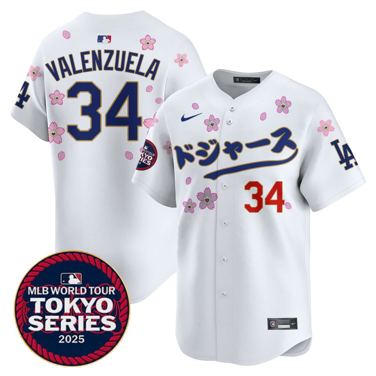 Men's Los Angeles Dodgers Tokyo Series 2025 Vapor Limited Jersey N6 - Stitched