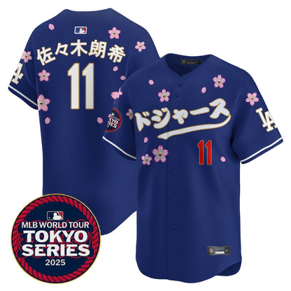 Men's Los Angeles Dodgers Tokyo Series 2025 Vapor Limited Jersey N6 - Stitched