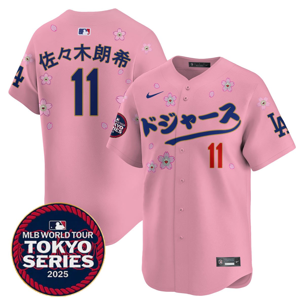 Men's Los Angeles Dodgers Tokyo Series 2025 Vapor Limited Jersey N6 - Stitched
