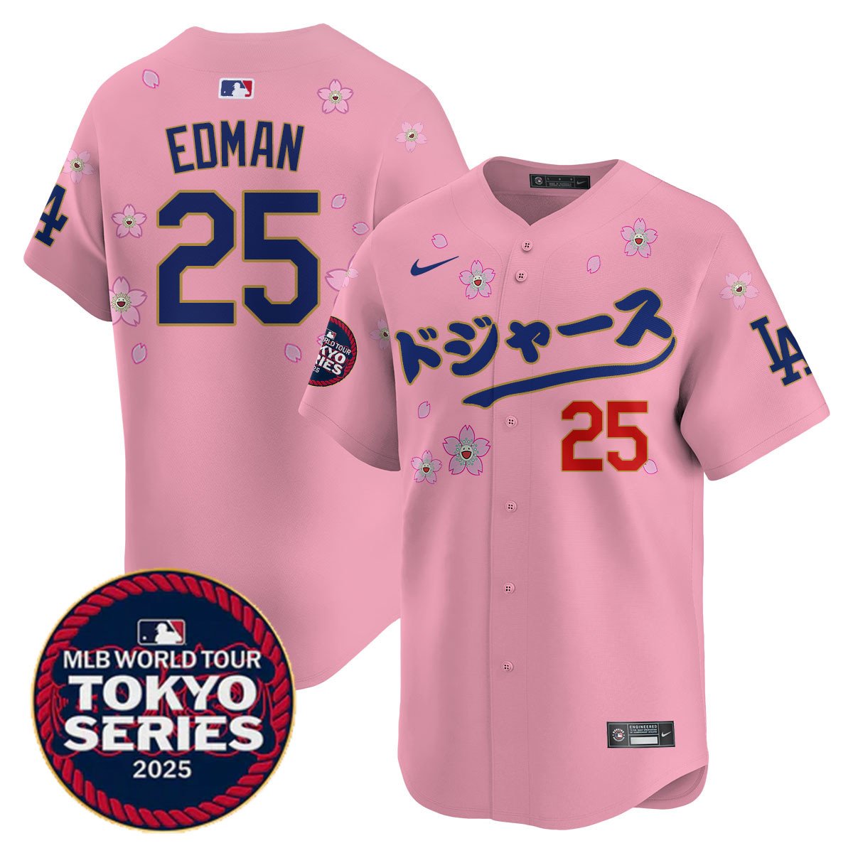 Men's Los Angeles Dodgers Tokyo Series 2025 Vapor Limited Jersey N6 - Stitched