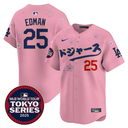 Men's Los Angeles Dodgers Tokyo Series 2025 Vapor Limited Jersey N6 - Stitched