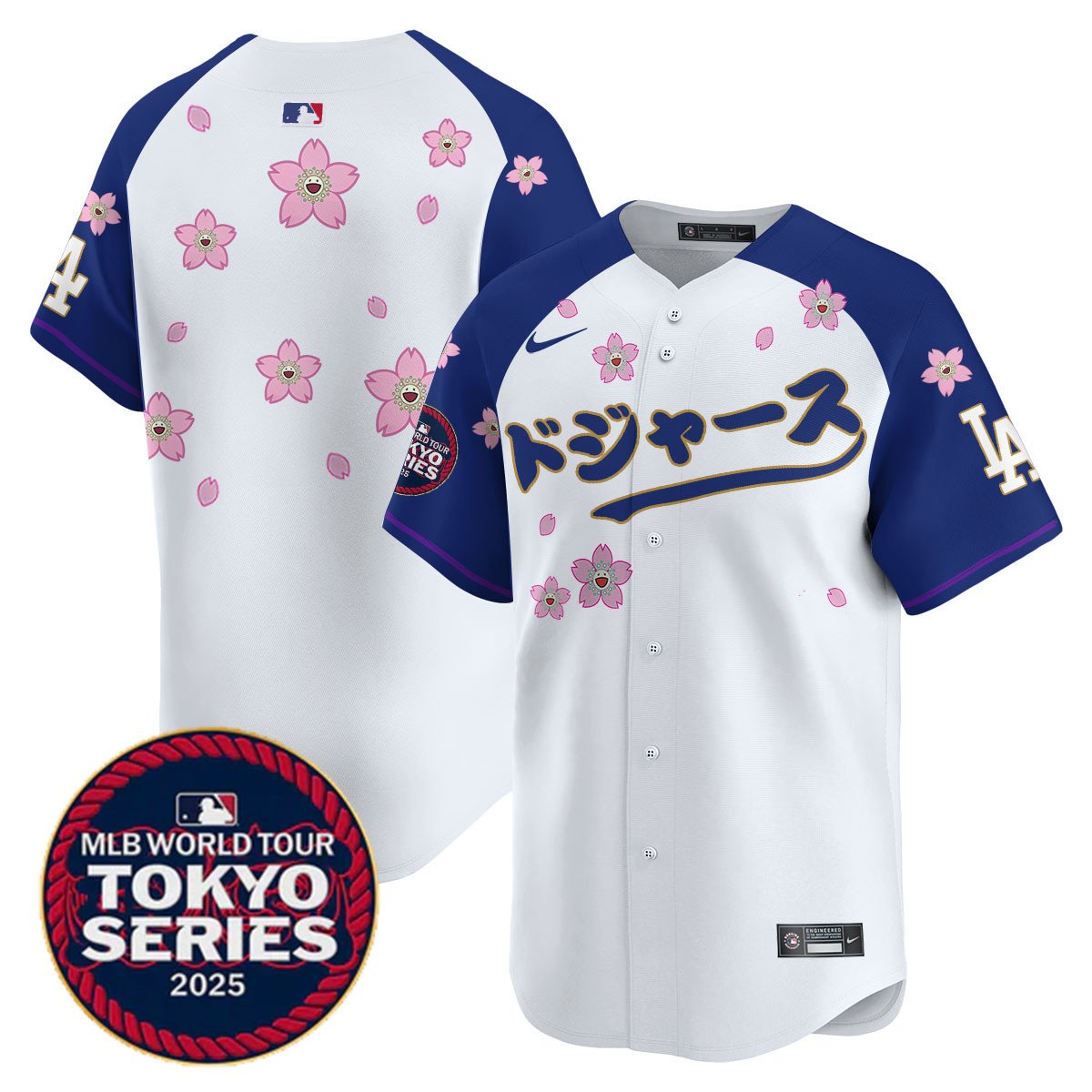 Men's Los Angeles Dodgers Tokyo Series 2025 Vapor Limited Jersey N6 - Stitched