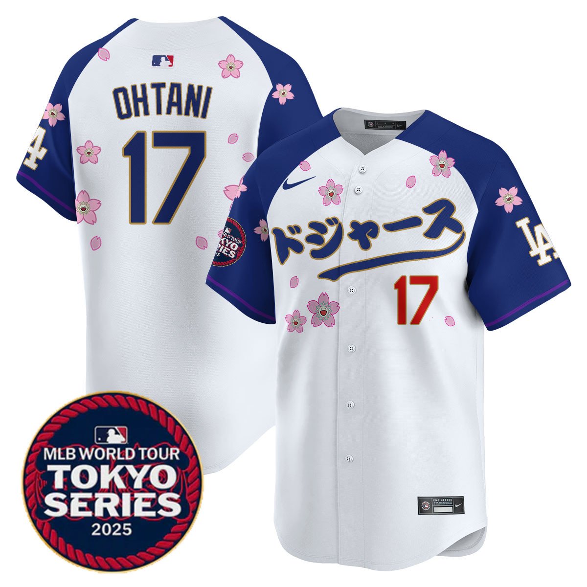 Men's Los Angeles Dodgers Tokyo Series 2025 Vapor Limited Jersey N6 - Stitched