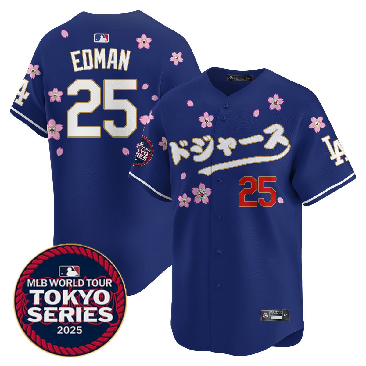 Men's Los Angeles Dodgers Tokyo Series 2025 Vapor Limited Jersey N6 - Stitched