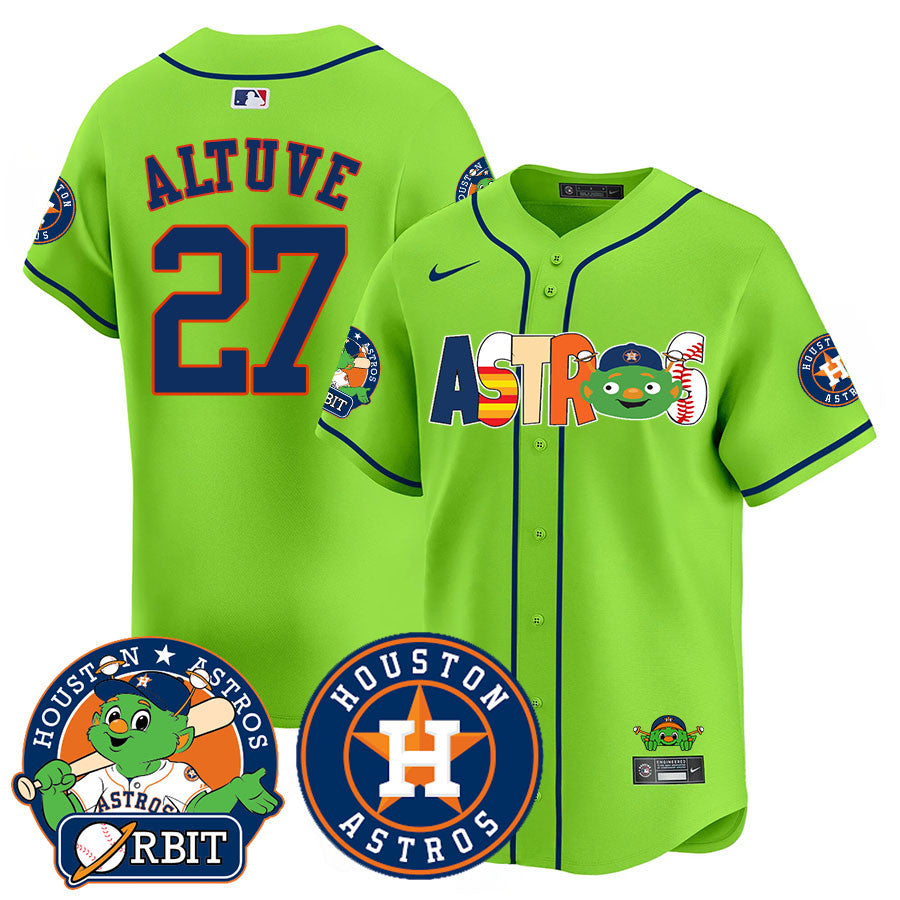 Men's Houston Astros Orbit Vapor Premier Jersey - All Stitched