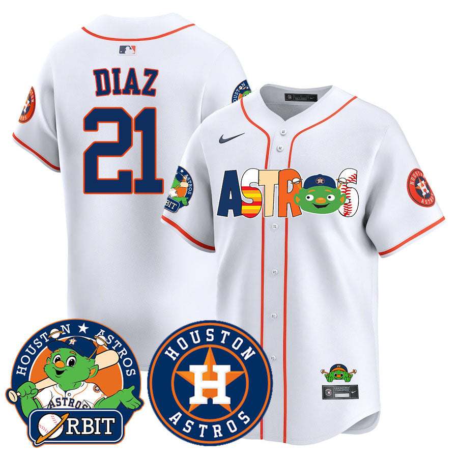 Men's Houston Astros Orbit Vapor Premier Jersey - All Stitched