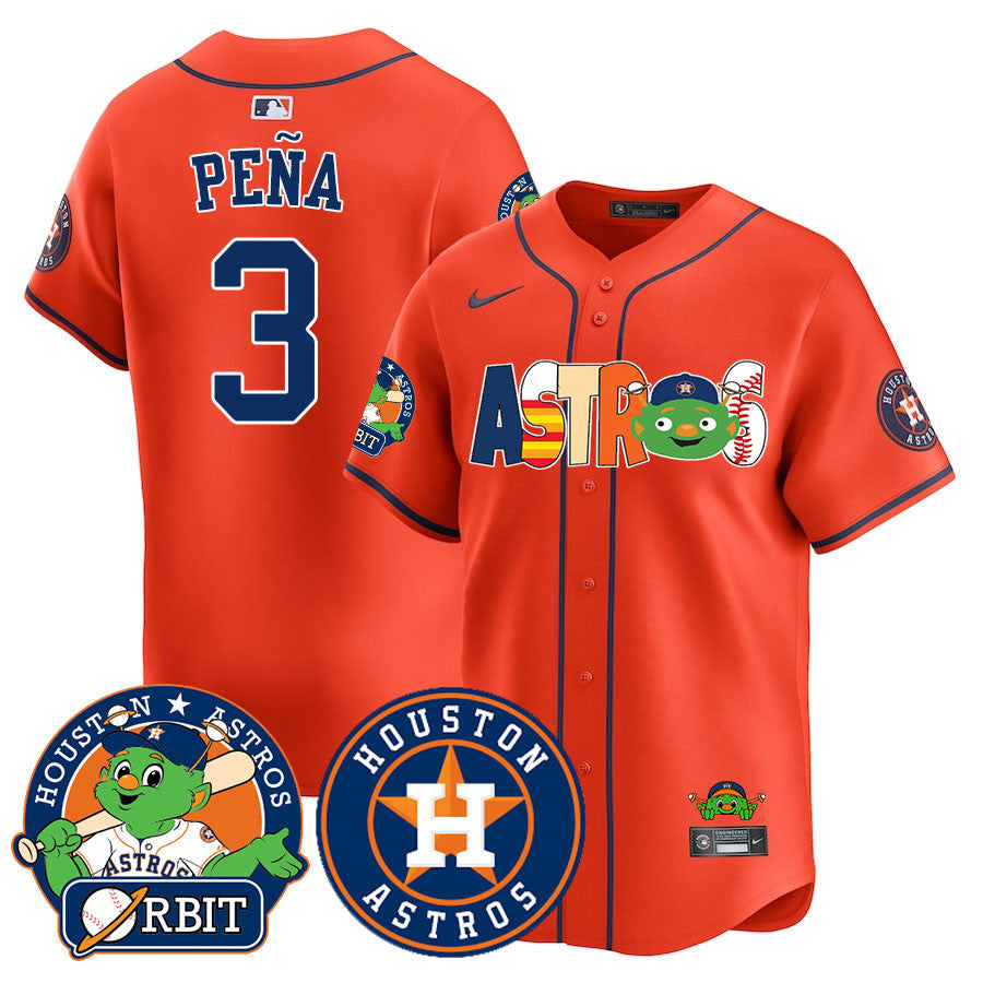 Men's Houston Astros Orbit Vapor Premier Jersey - All Stitched