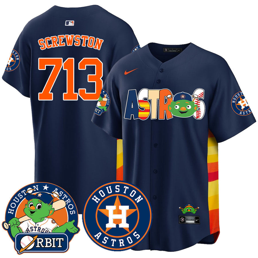 Men's Houston Astros Orbit Vapor Premier Jersey - All Stitched