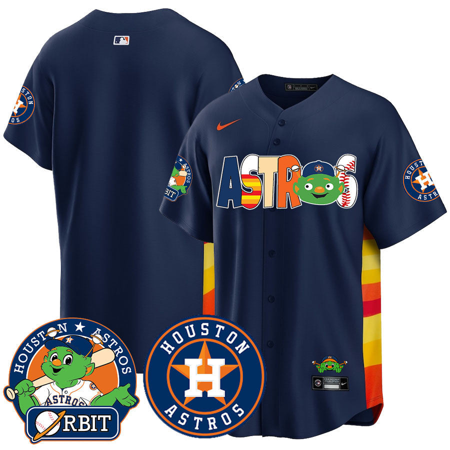 Men's Houston Astros Orbit Vapor Premier Jersey - All Stitched