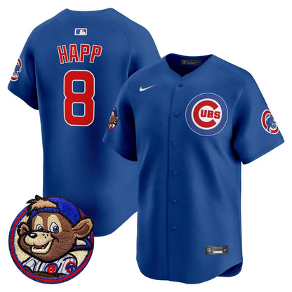 Men's Chicago Cubs Clark Patch Vapor Premier Limited Jersey - All Stitched