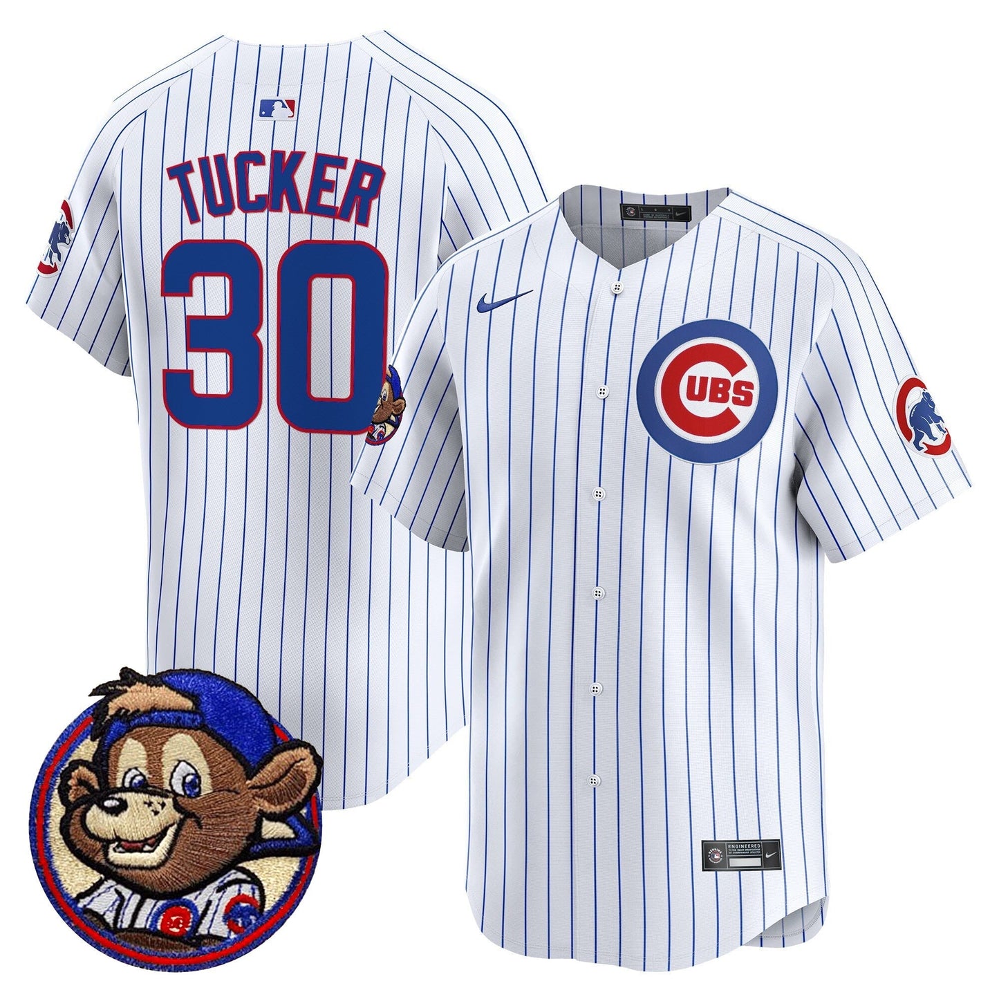 Men's Chicago Cubs Clark Patch Vapor Premier Limited Jersey - All Stitched