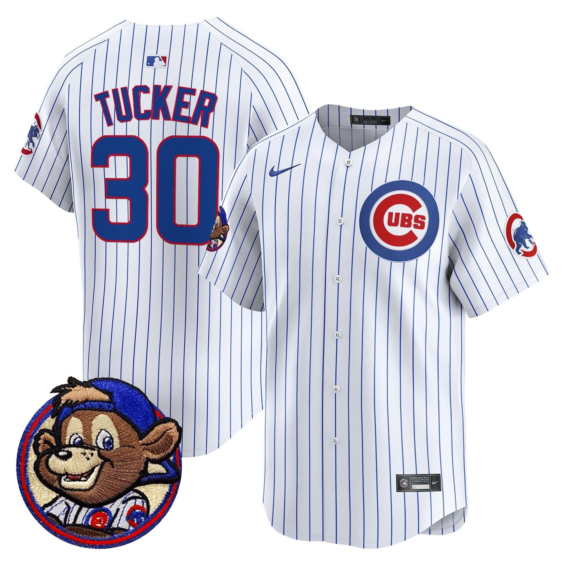 Men's Chicago Cubs Clark Patch Vapor Premier Limited Jersey - All Stitched