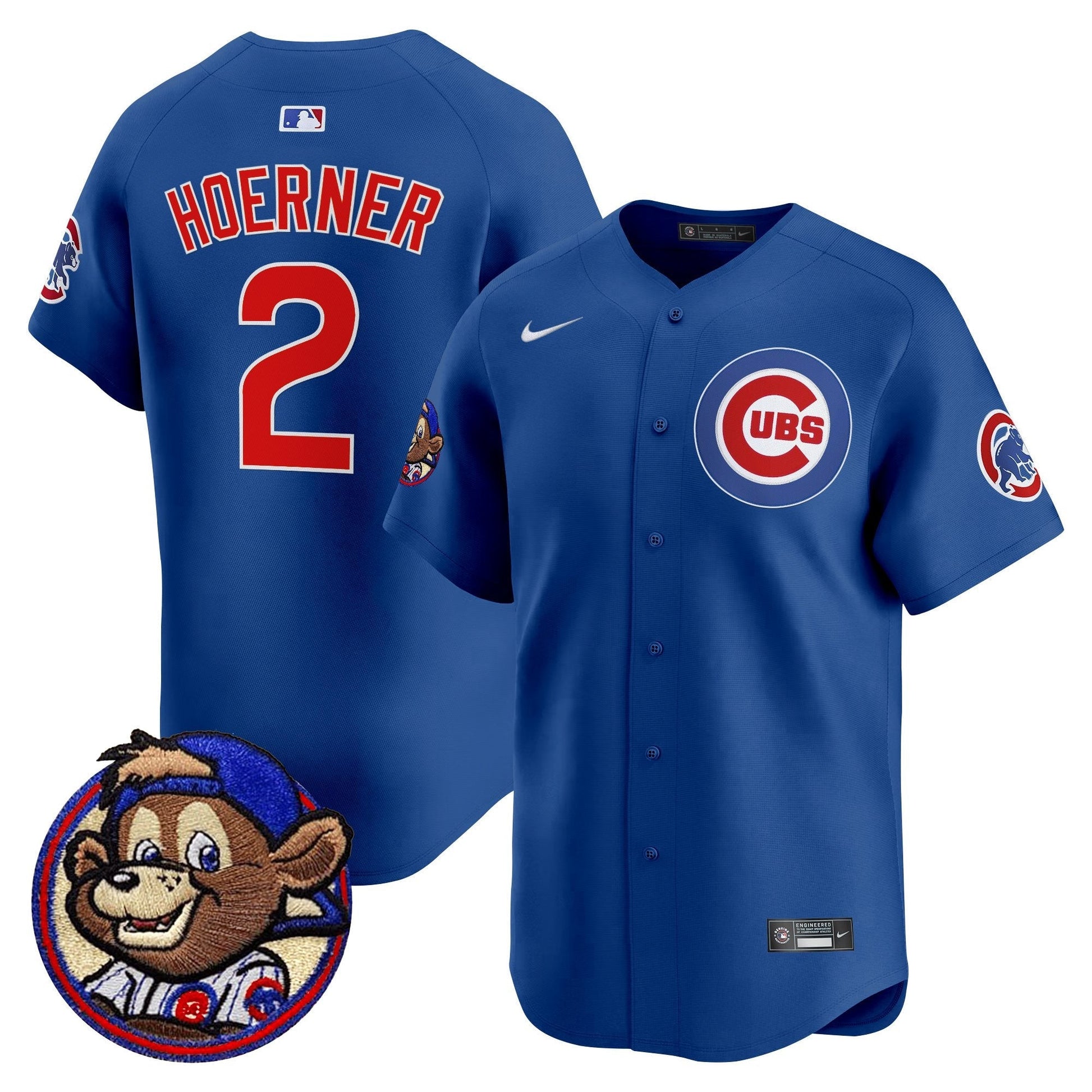 Men's Chicago Cubs Clark Patch Vapor Premier Limited Jersey - All Stitched