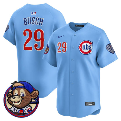 Men's Chicago Cubs Clark Patch Vapor Premier Limited Jersey - All Stitched