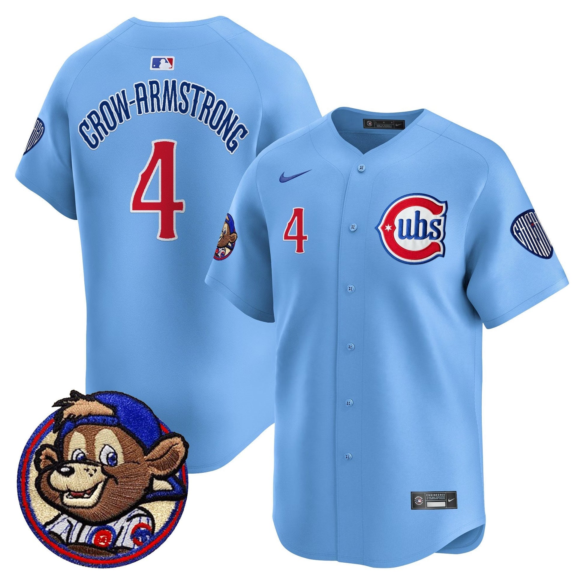 Men's Chicago Cubs Clark Patch Vapor Premier Limited Jersey - All Stitched