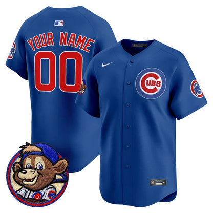Chicago Cubs Clark Patch Vapor Premier Limited Custom Jersey - All Stitched