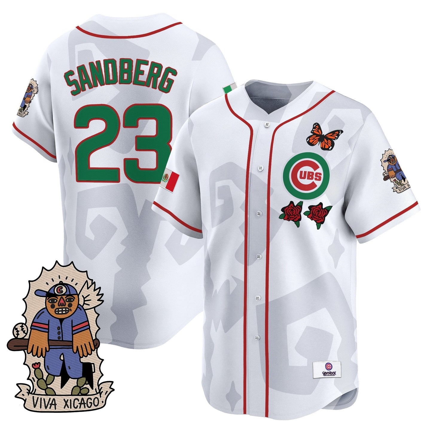 Men's 2025 Chicago Cubs Mexican Heritage Vapor Premier Limited Jersey - Stitched