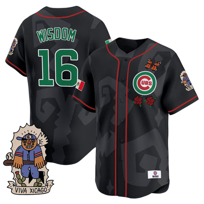 Men's 2025 Chicago Cubs Mexican Heritage Vapor Premier Limited Jersey - Stitched