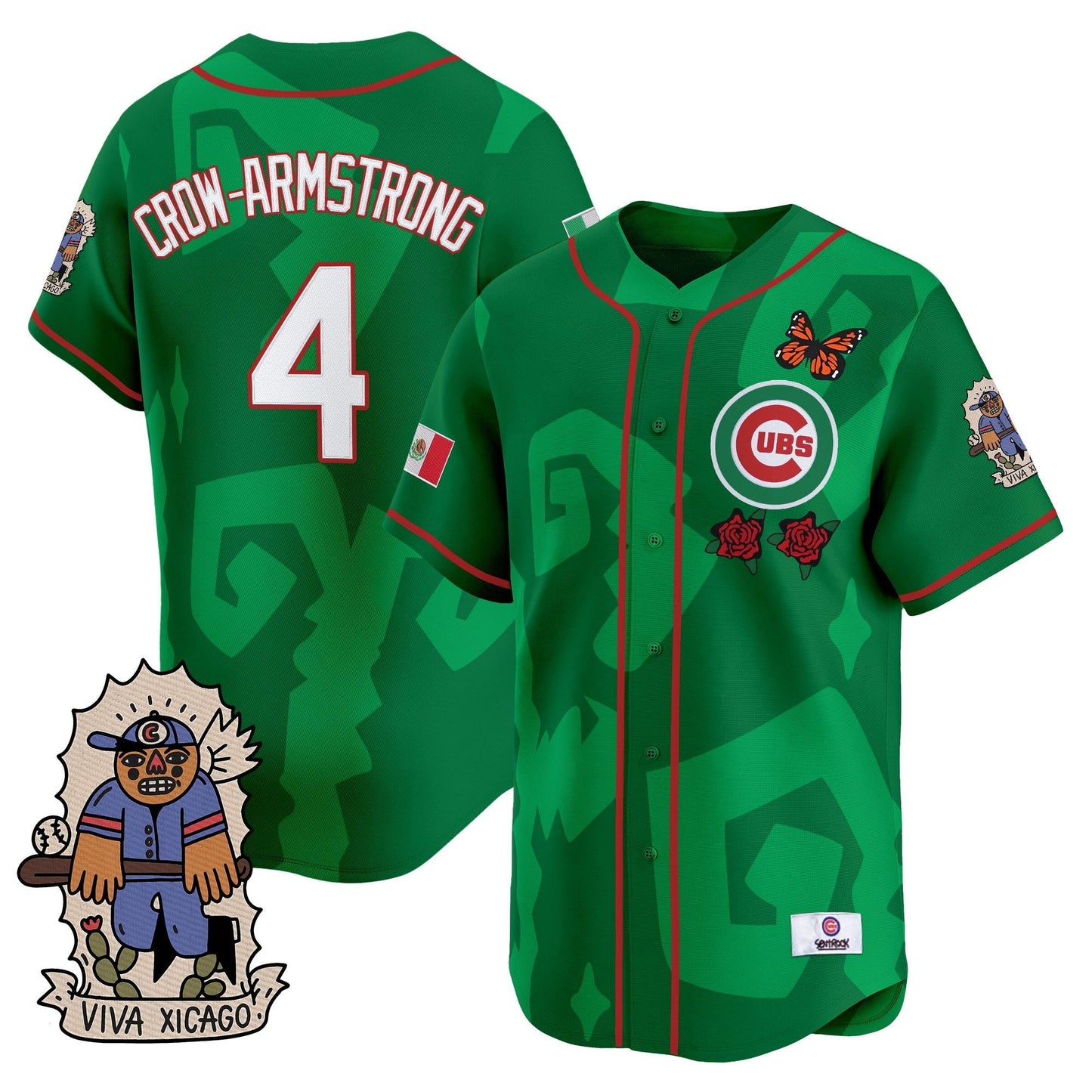 Men's 2025 Chicago Cubs Mexican Heritage Vapor Premier Limited Jersey - Stitched