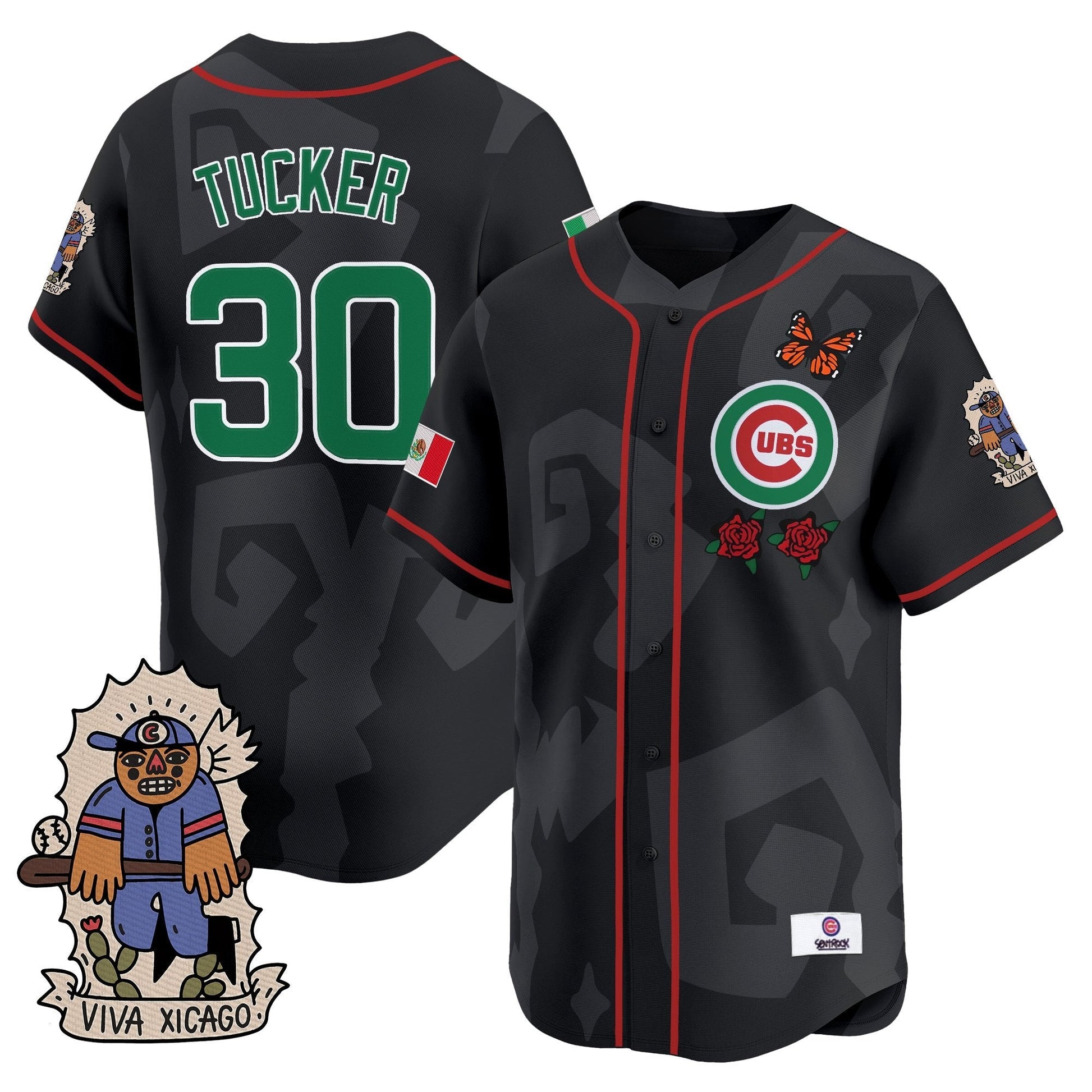 Men's 2025 Chicago Cubs Mexican Heritage Vapor Premier Limited Jersey - Stitched