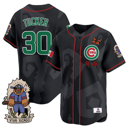 Men's 2025 Chicago Cubs Mexican Heritage Vapor Premier Limited Jersey - Stitched