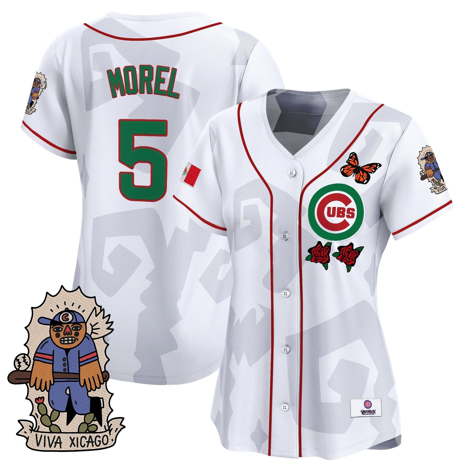 Women's 2025 Chicago Cubs Mexican Heritage Vapor Premier Limited Jersey - Stitched