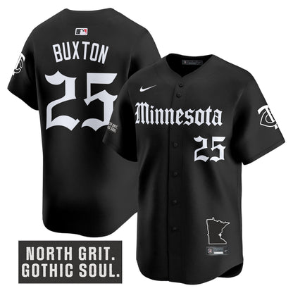 Men's Minnesota Twins 'Gothic North Edition' Vapor Premier Limited Jersey - All Stitched