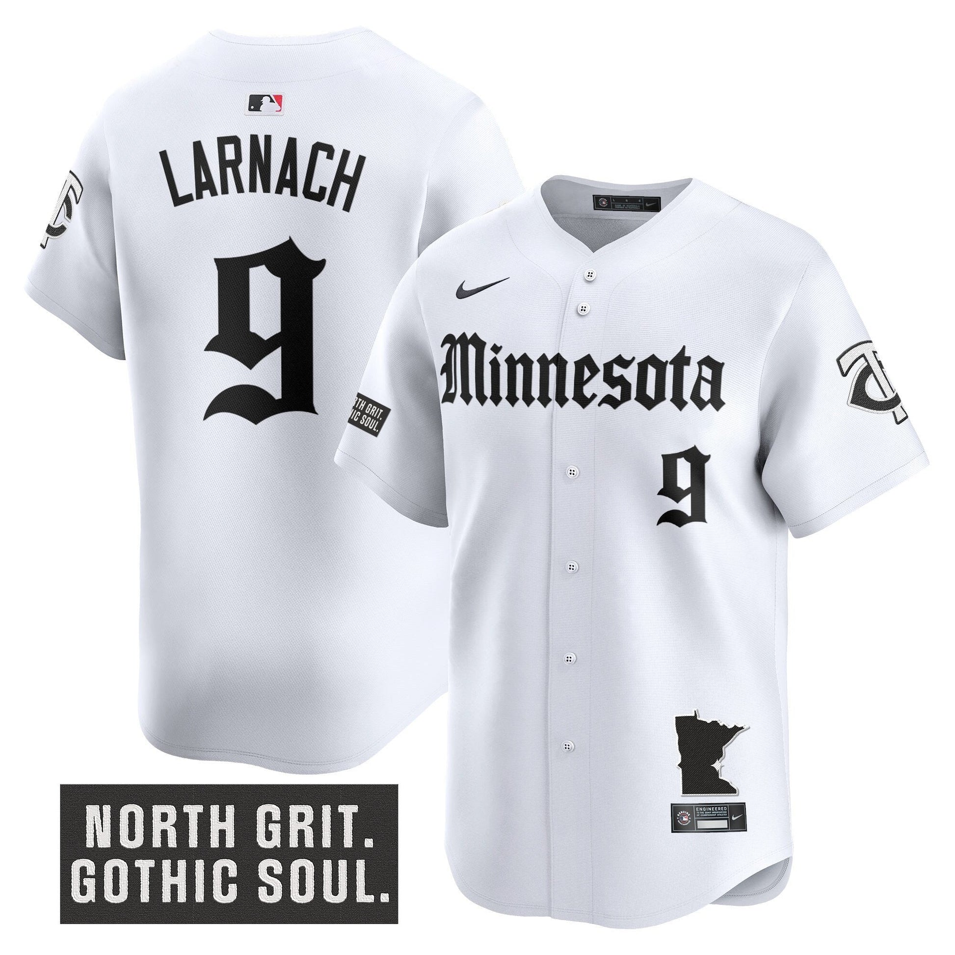 Men's Minnesota Twins 'Gothic North Edition' Vapor Premier Limited Jersey - All Stitched