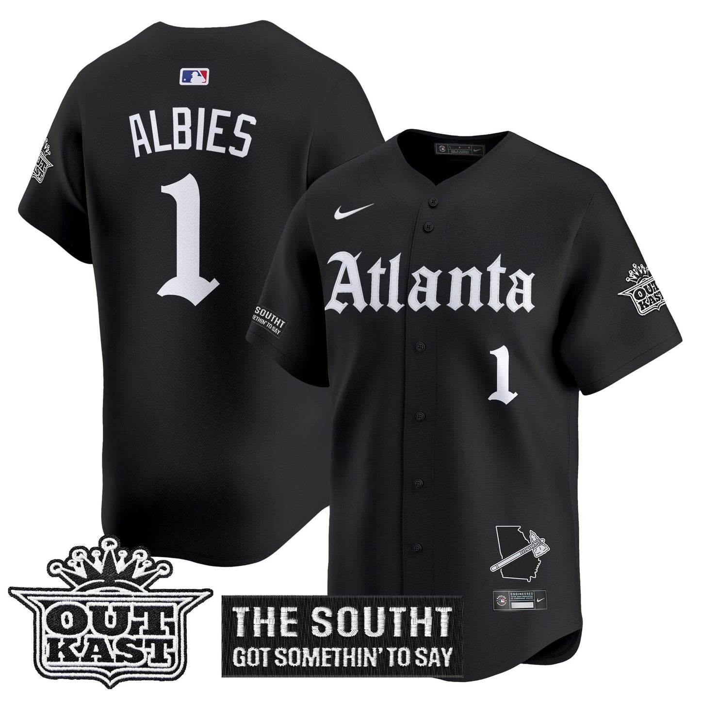 ATL 'Gothic South x Outkast Edition' Vapor Premier Limited Jersey - All Stitched