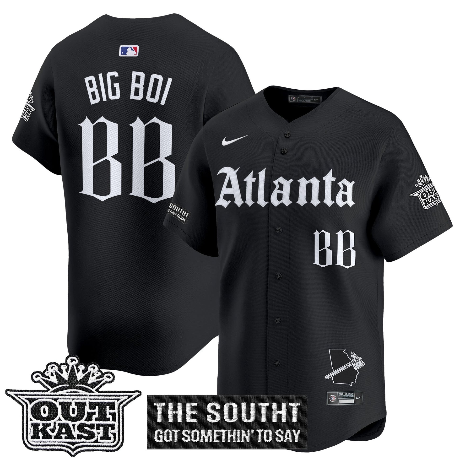 ATL 'Gothic South x Outkast Edition' Vapor Premier Limited Jersey - All Stitched