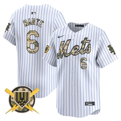 Men's Mets Armed Forces Day Vapor Premier Limited Jersey - All Stitched