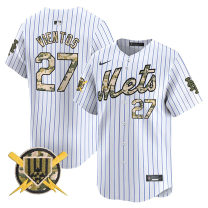 Men's Mets Armed Forces Day Vapor Premier Limited Jersey - All Stitched