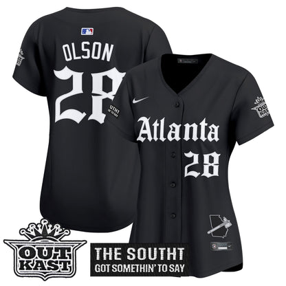 Women's ATL 'Gothic South x Outkast Edition' Vapor Premier Limited Jersey - All Stitched