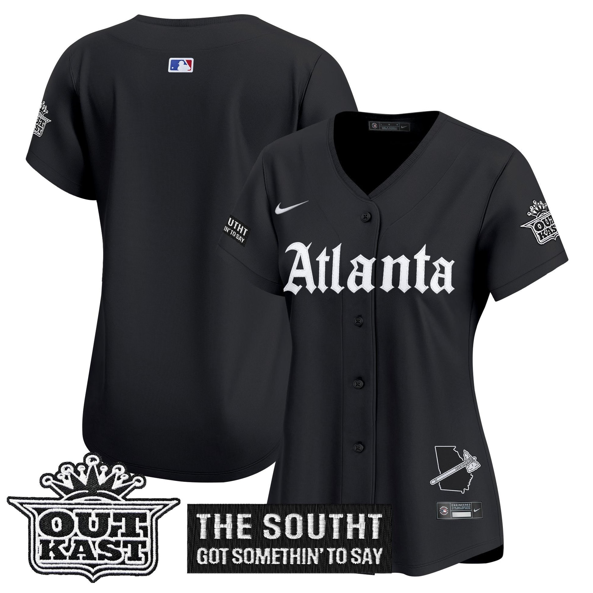 Women's ATL 'Gothic South x Outkast Edition' Vapor Premier Limited Jersey - All Stitched