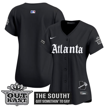 Women's ATL 'Gothic South x Outkast Edition' Vapor Premier Limited Jersey - All Stitched