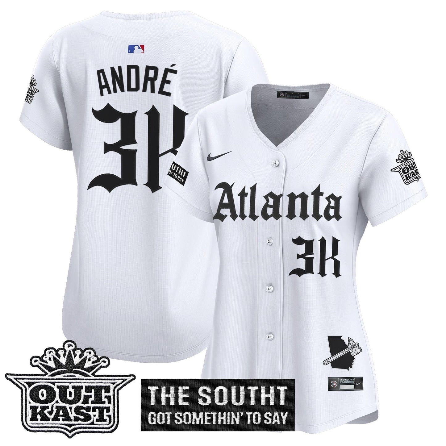 Women's ATL 'Gothic South x Outkast Edition' Vapor Premier Limited Jersey - All Stitched
