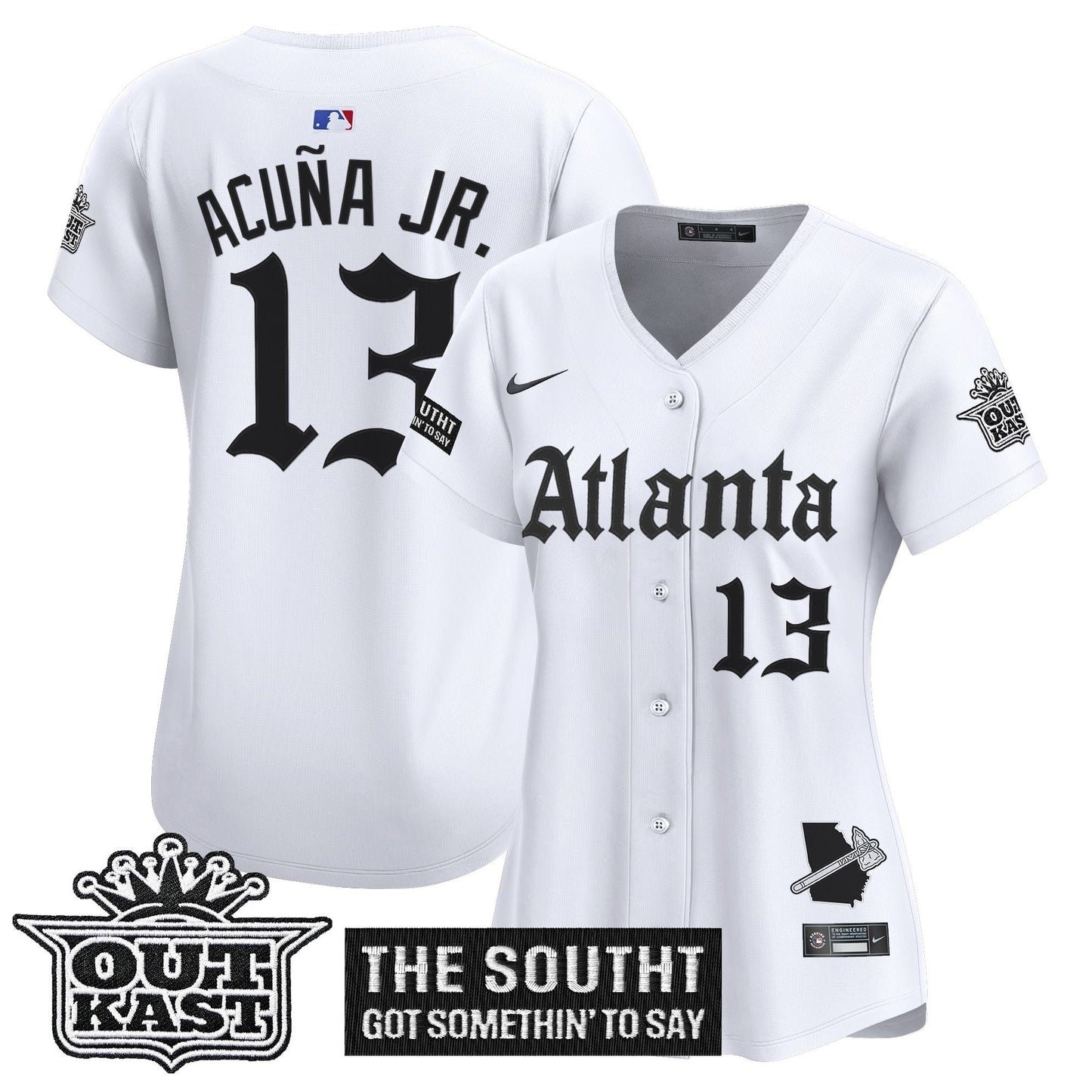 Women's ATL 'Gothic South x Outkast Edition' Vapor Premier Limited Jersey - All Stitched