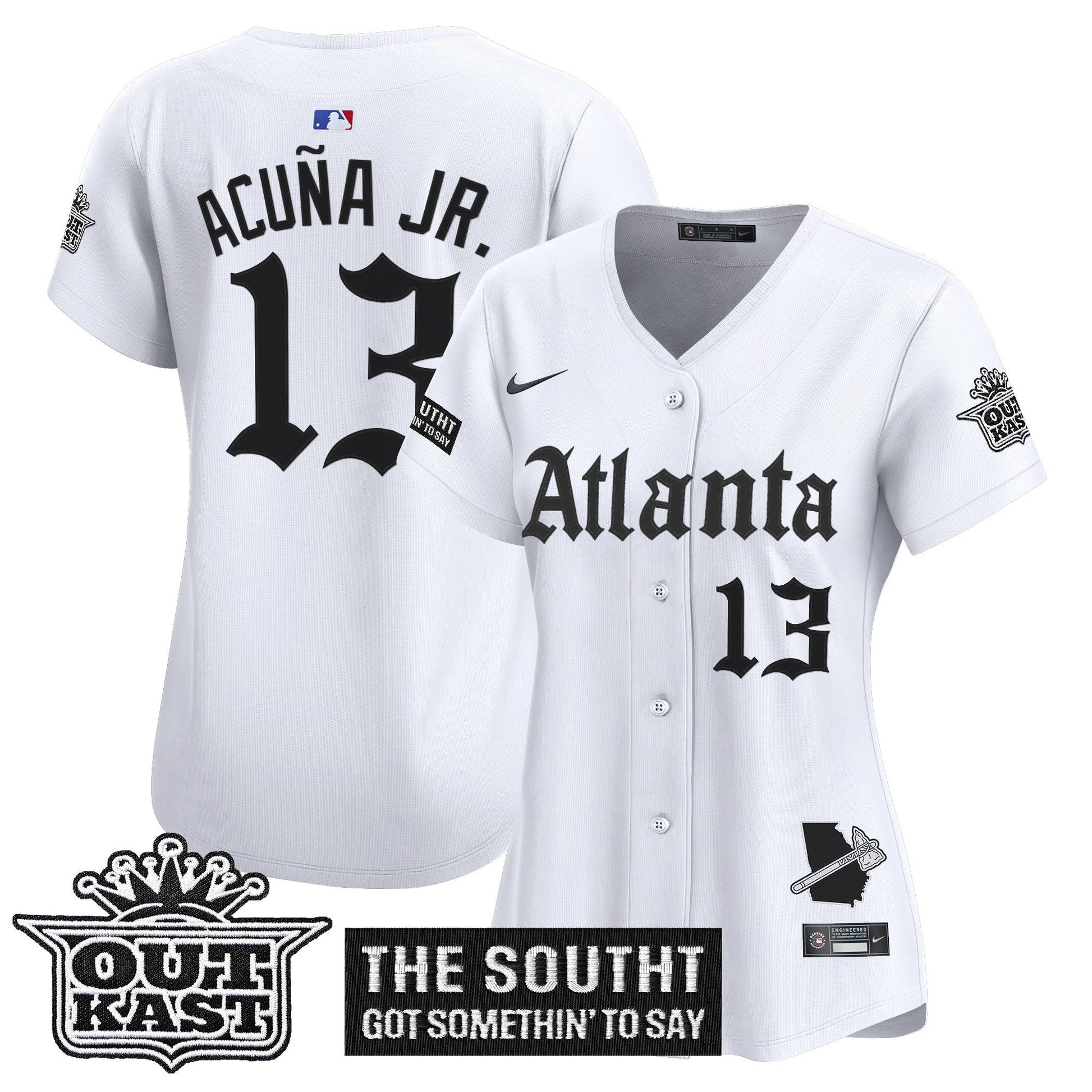 Women's ATL 'Gothic South x Outkast Edition' Vapor Premier Limited Jersey - All Stitched