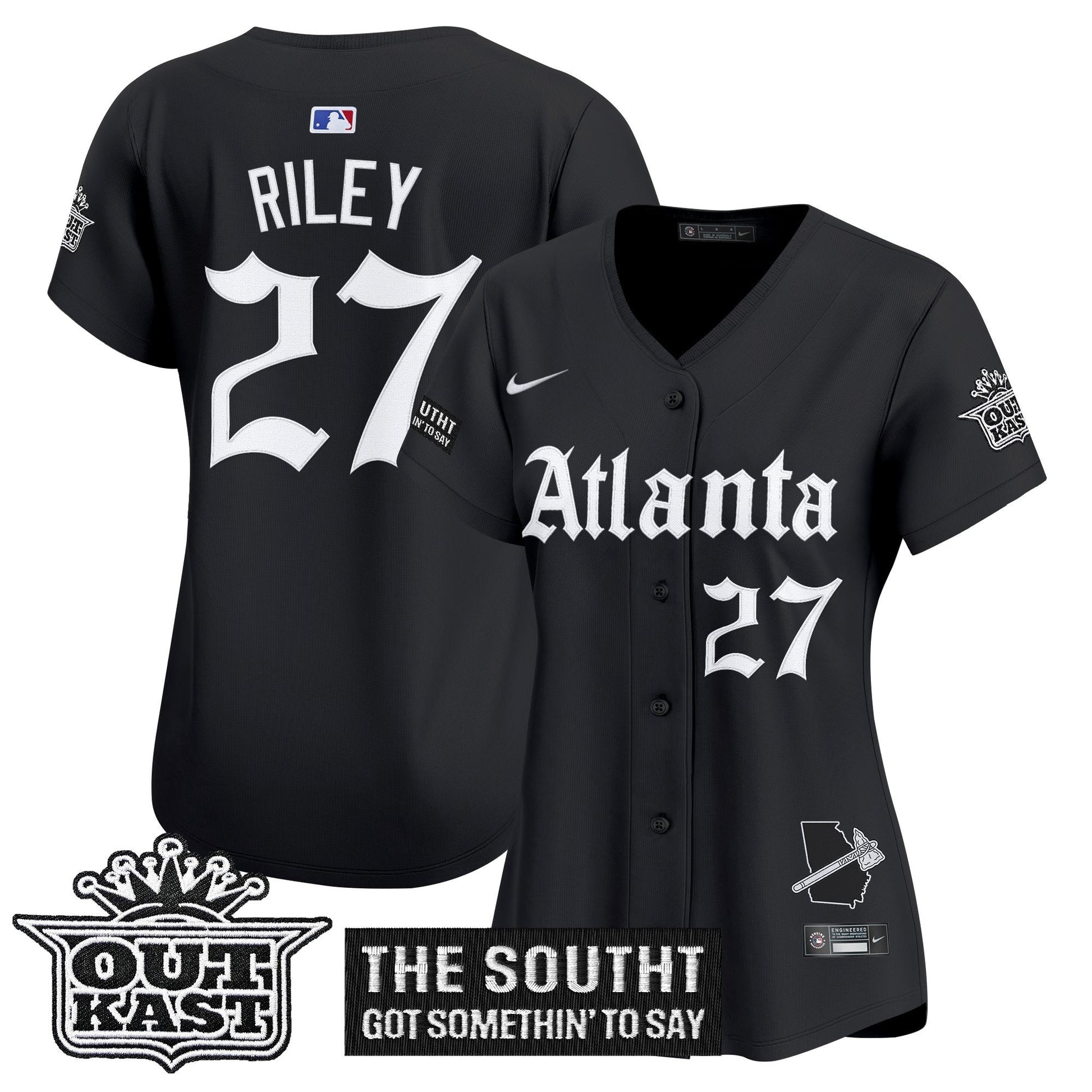 Women's ATL 'Gothic South x Outkast Edition' Vapor Premier Limited Jersey - All Stitched