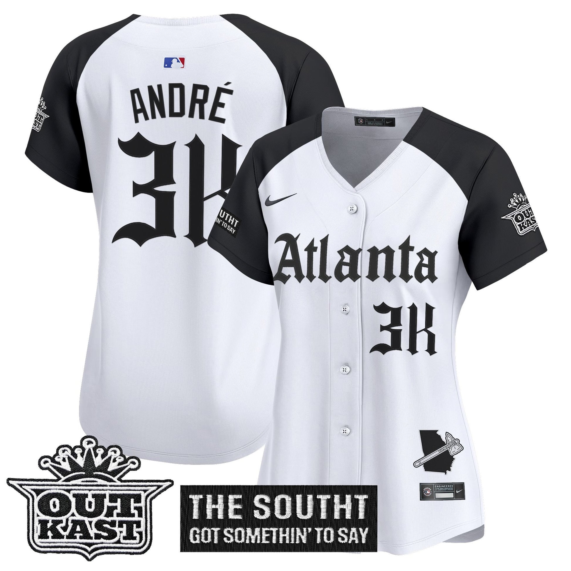 Women's ATL 'Gothic South x Outkast Edition' Vapor Premier Limited Jersey - All Stitched