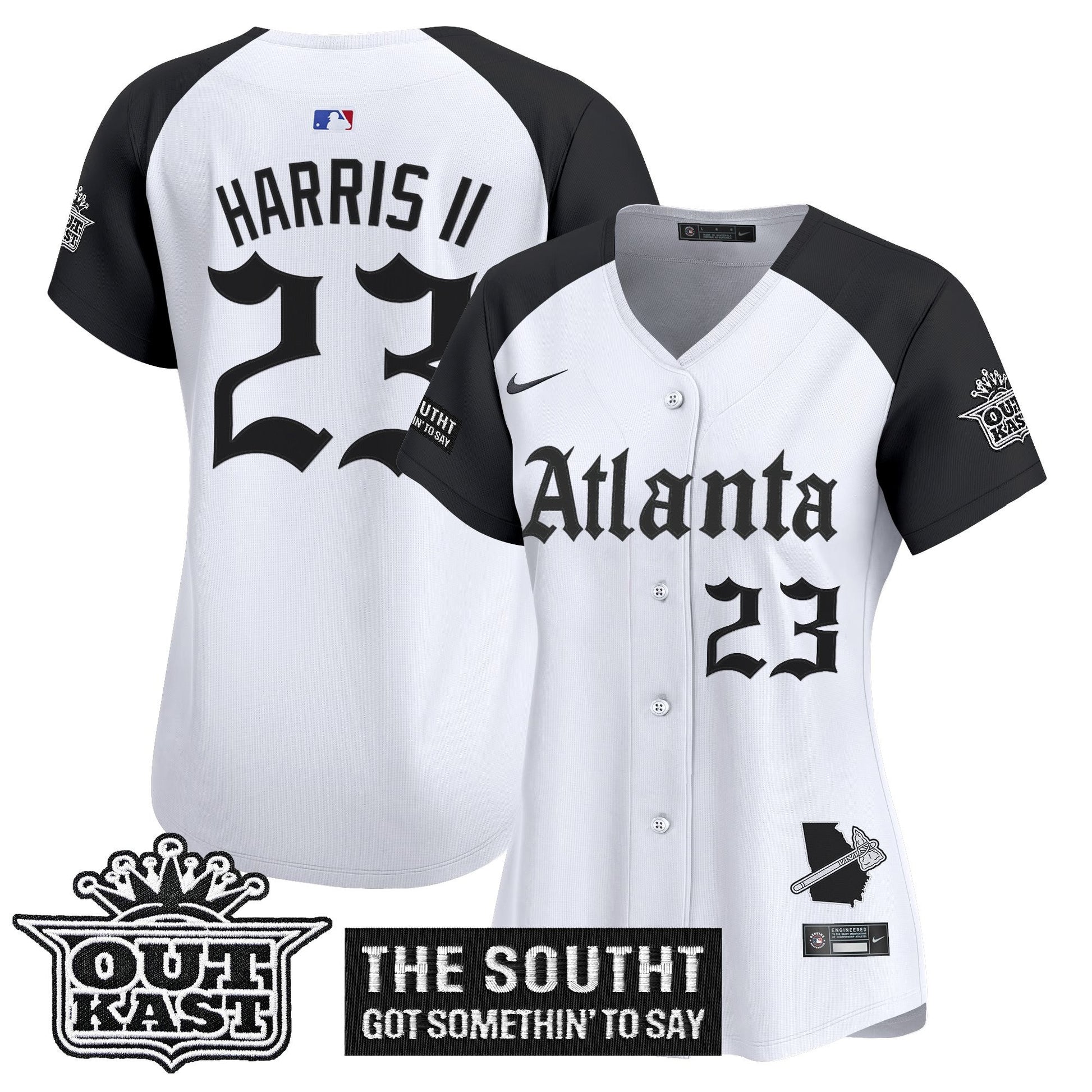 Women's ATL 'Gothic South x Outkast Edition' Vapor Premier Limited Jersey - All Stitched