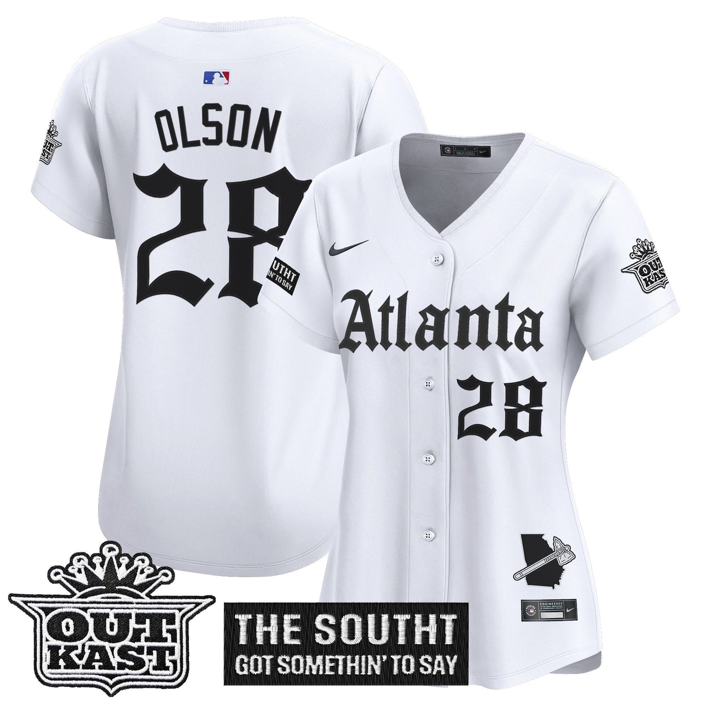 Women's ATL 'Gothic South x Outkast Edition' Vapor Premier Limited Jersey - All Stitched