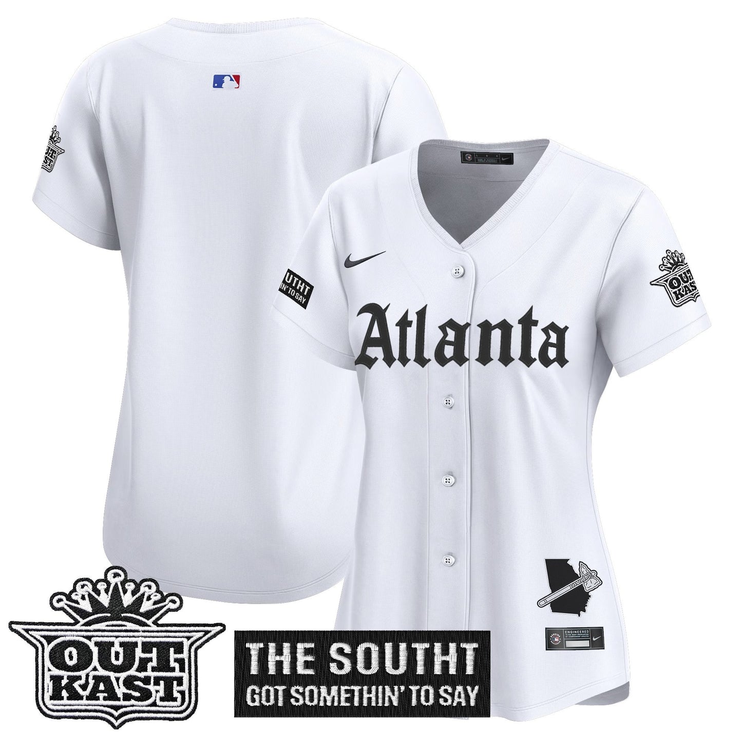 Women's ATL 'Gothic South x Outkast Edition' Vapor Premier Limited Jersey - All Stitched