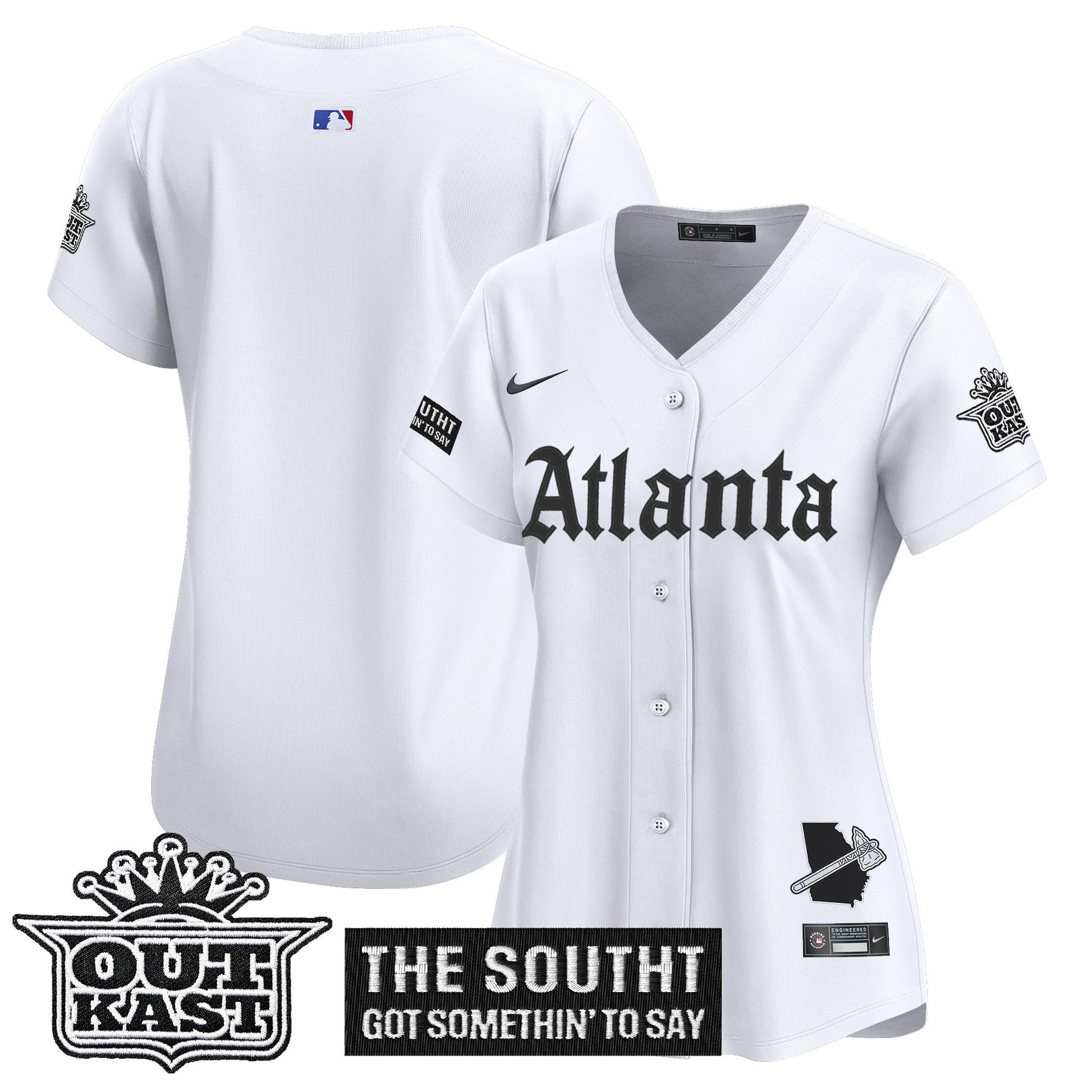 Women's ATL 'Gothic South x Outkast Edition' Vapor Premier Limited Jersey - All Stitched