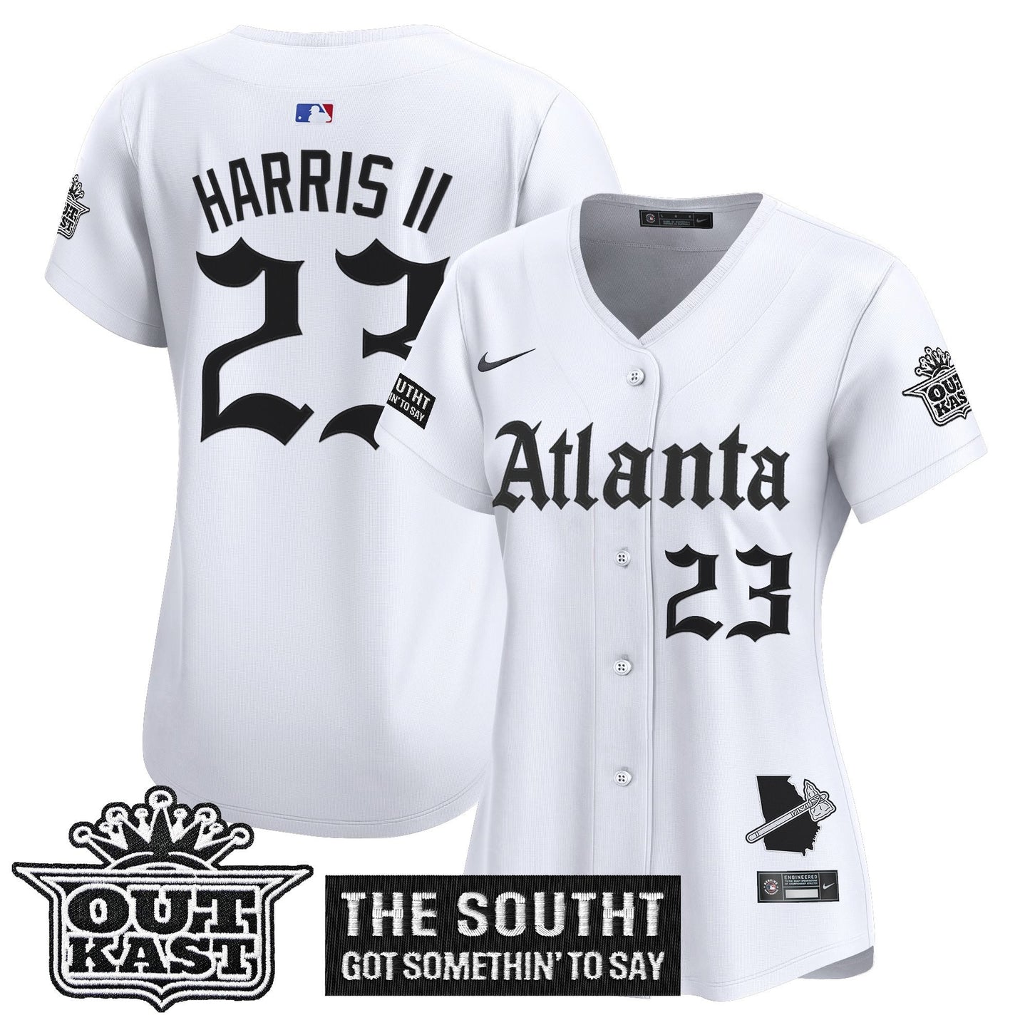 Women's ATL 'Gothic South x Outkast Edition' Vapor Premier Limited Jersey - All Stitched