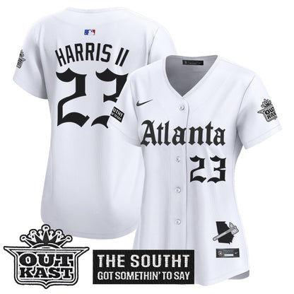 Women's ATL 'Gothic South x Outkast Edition' Vapor Premier Limited Jersey - All Stitched
